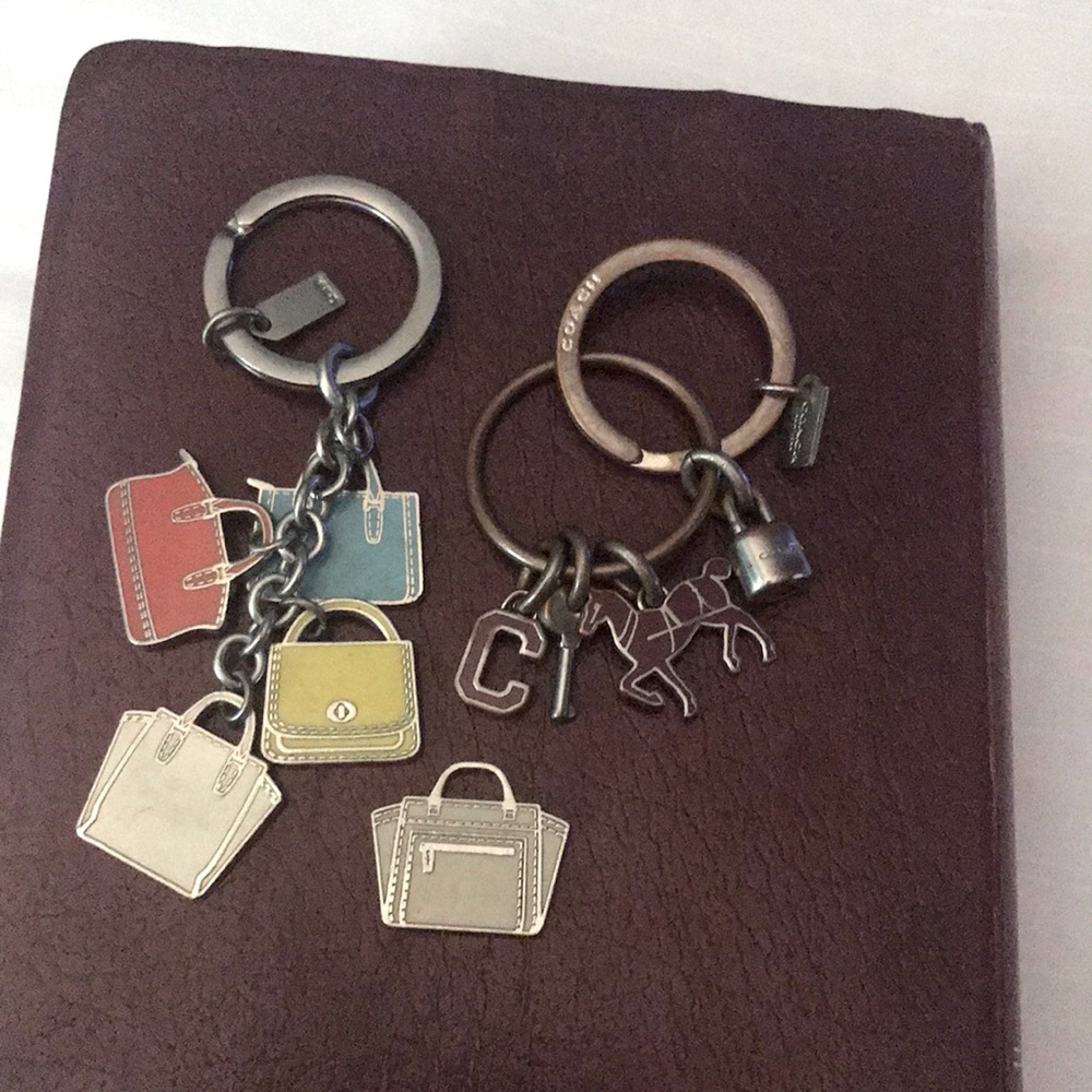Authentic Coach charms for key chain (2)